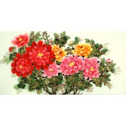 Chinese Peony Painting - CNAG010629