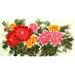 Chinese Peony Painting - CNAG010630