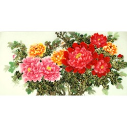 Chinese Peony Painting - CNAG010631