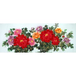 Chinese Peony Painting - CNAG010632