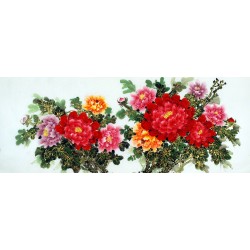 Chinese Peony Painting - CNAG010633