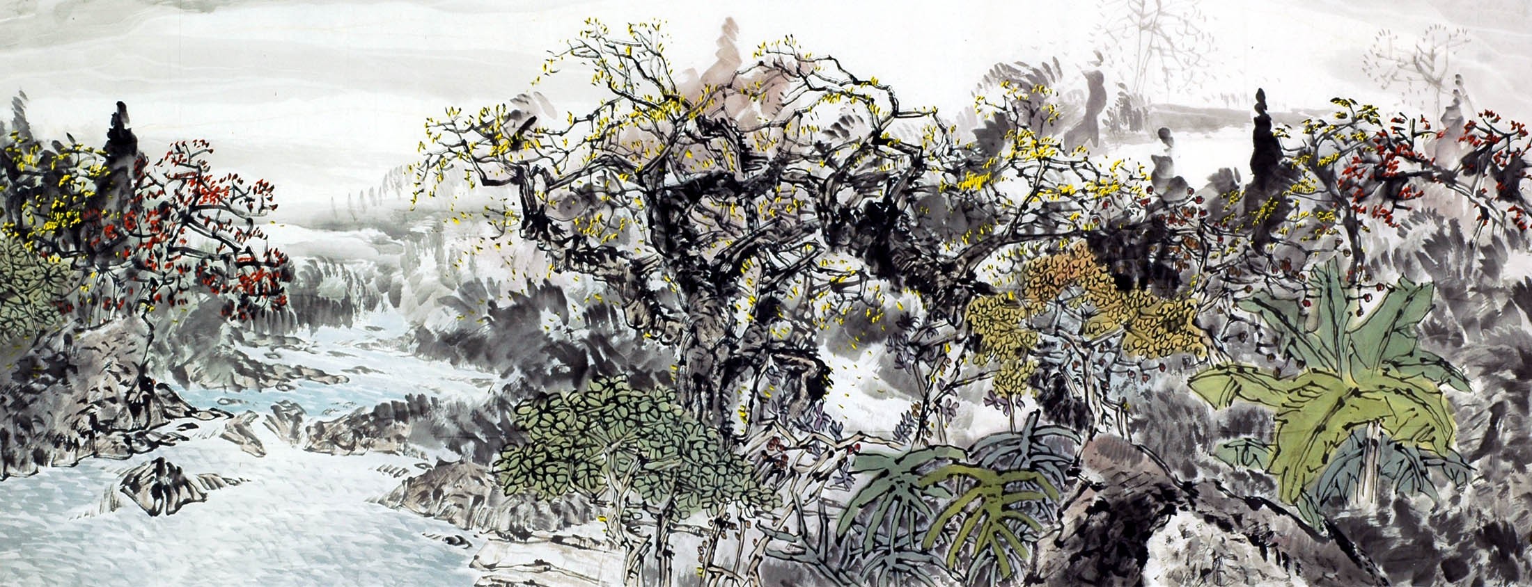 Chinese Landscape Painting - CNAG010634