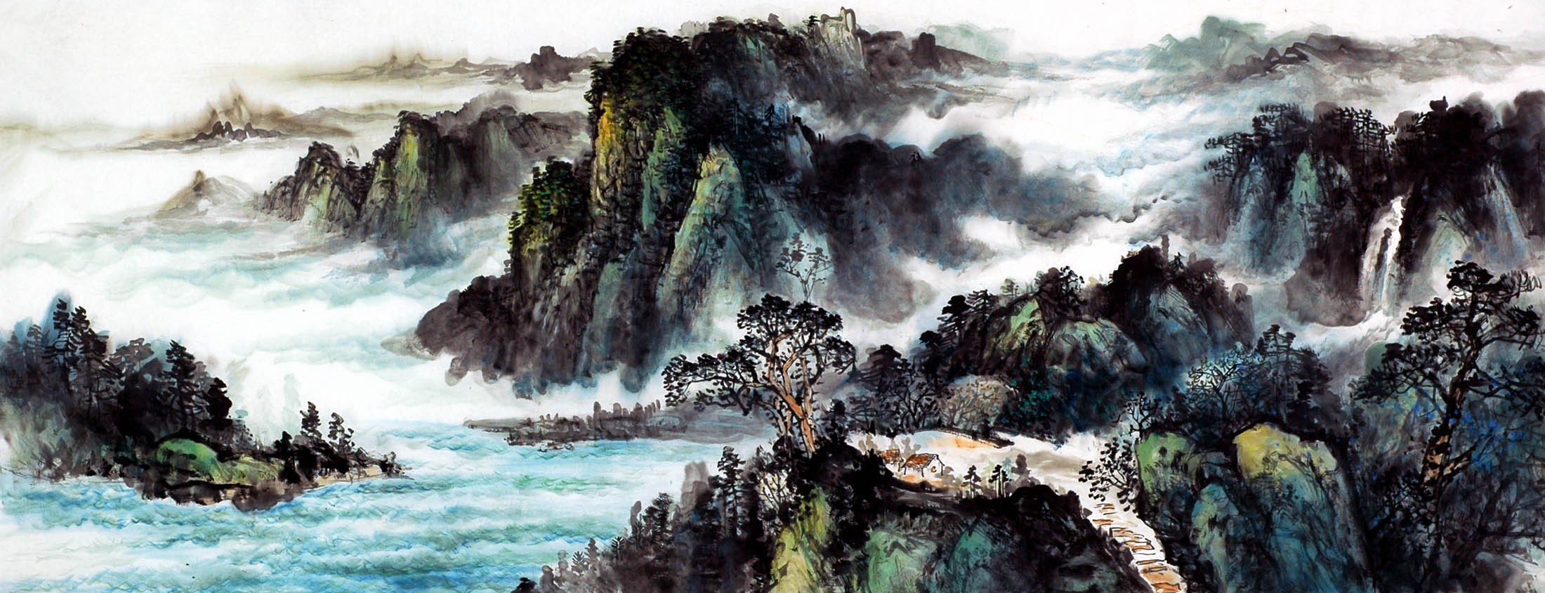 Chinese Landscape Painting - CNAG010635