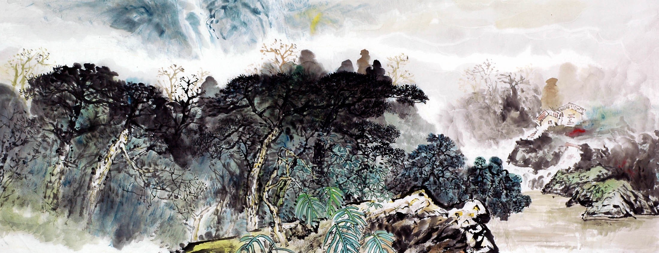 Chinese Landscape Painting - CNAG010636