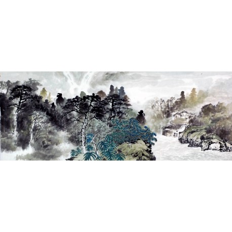 Chinese Landscape Painting - CNAG010637