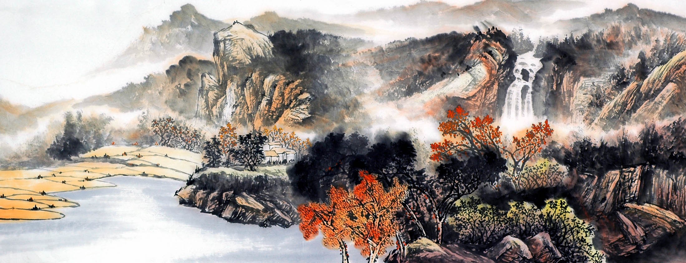 Chinese Landscape Painting - CNAG010640