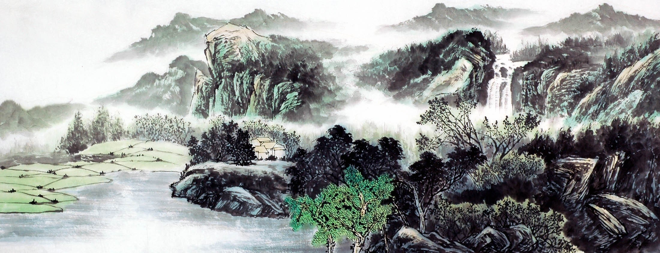 Chinese Landscape Painting - CNAG010641