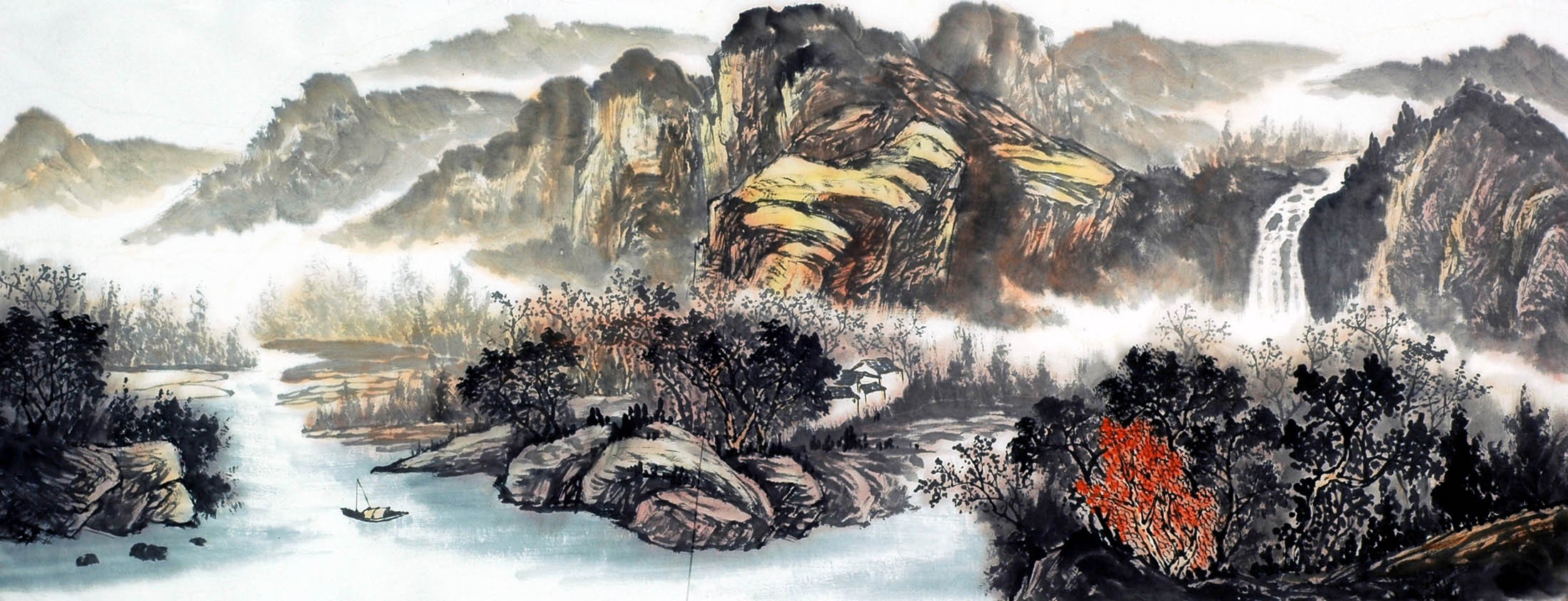 Chinese Landscape Painting - CNAG010642