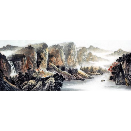 Chinese Landscape Painting - CNAG010644