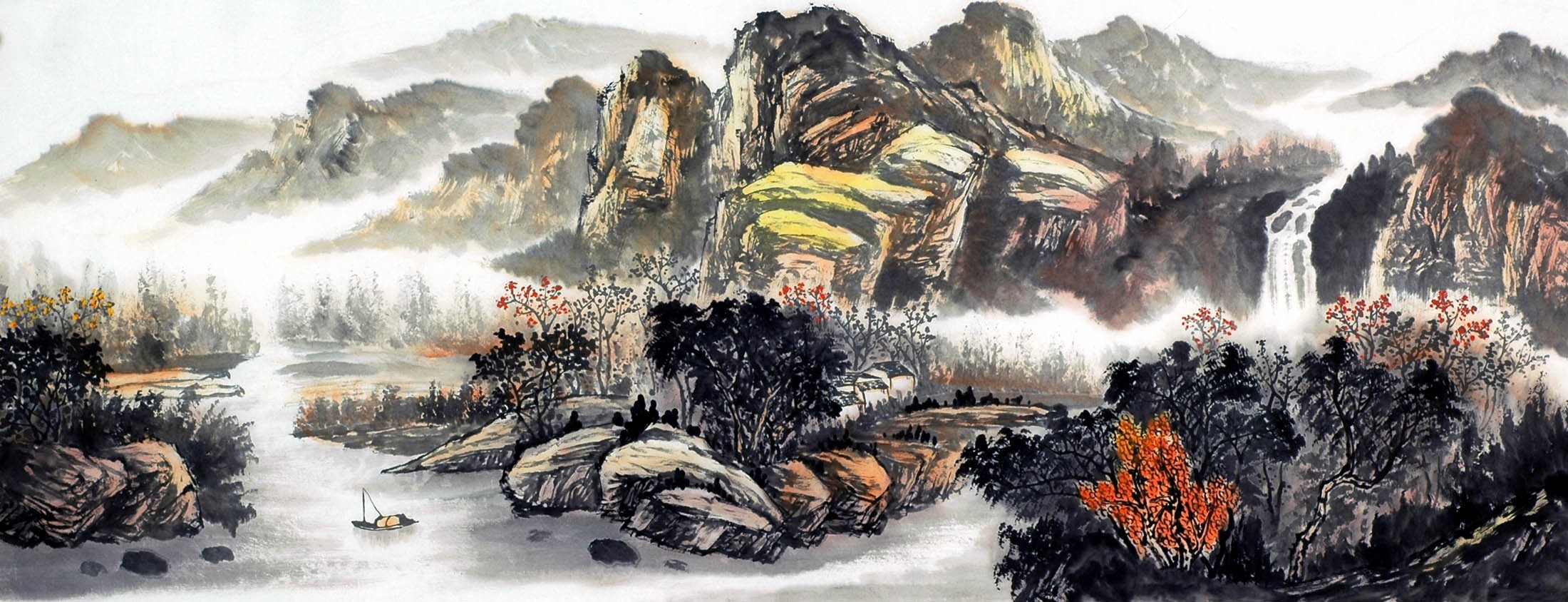 Chinese Landscape Painting - CNAG010645