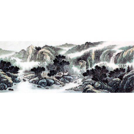 Chinese Landscape Painting - CNAG010646