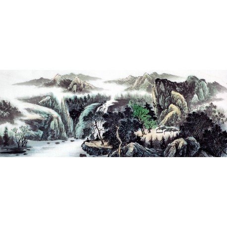 Chinese Landscape Painting - CNAG010649