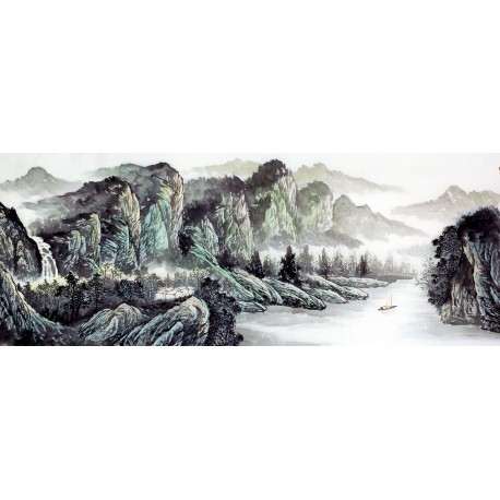 Chinese Landscape Painting - CNAG010650