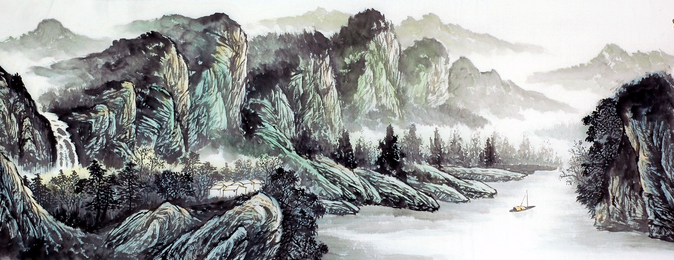 Chinese Landscape Painting - CNAG010650
