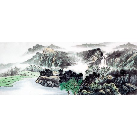 Chinese Landscape Painting - CNAG010651