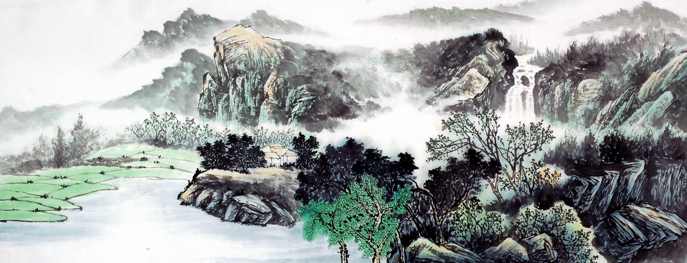Chinese Landscape Painting - CNAG010651