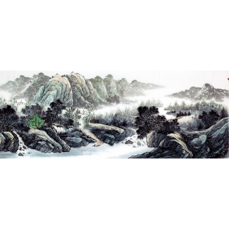 Chinese Landscape Painting - CNAG010652
