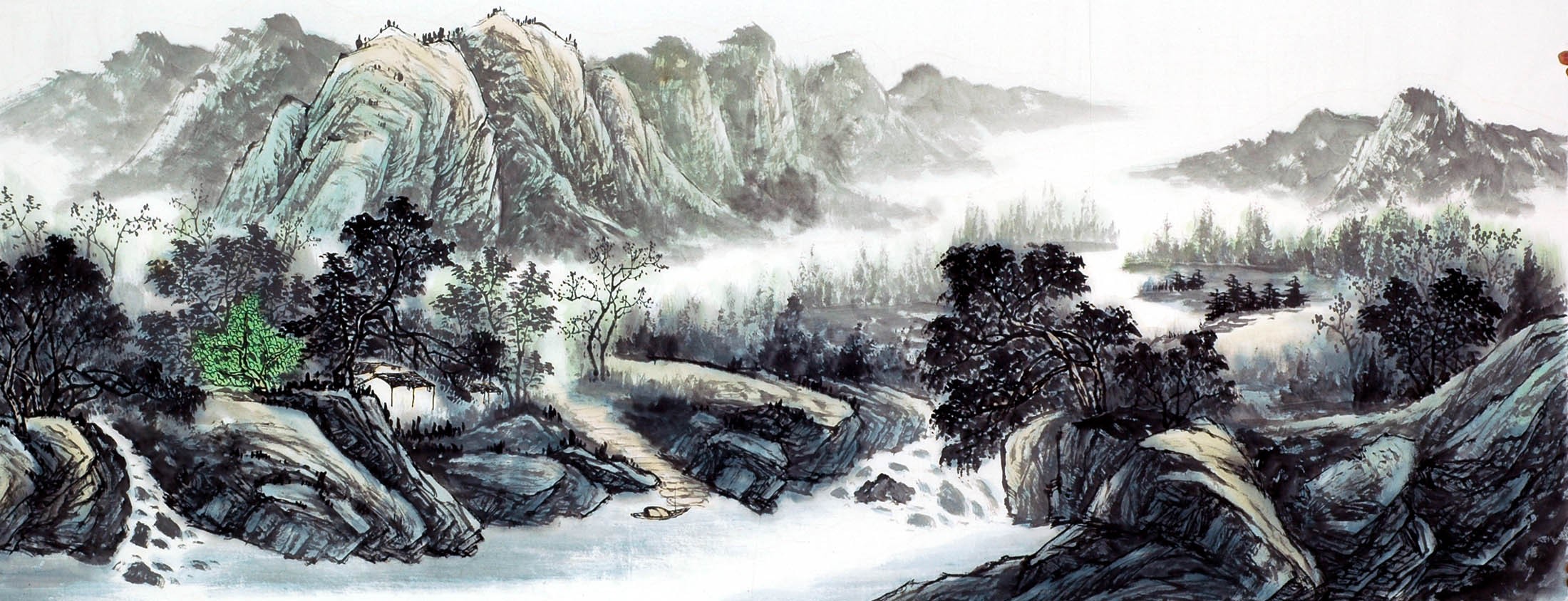 Chinese Landscape Painting - CNAG010652