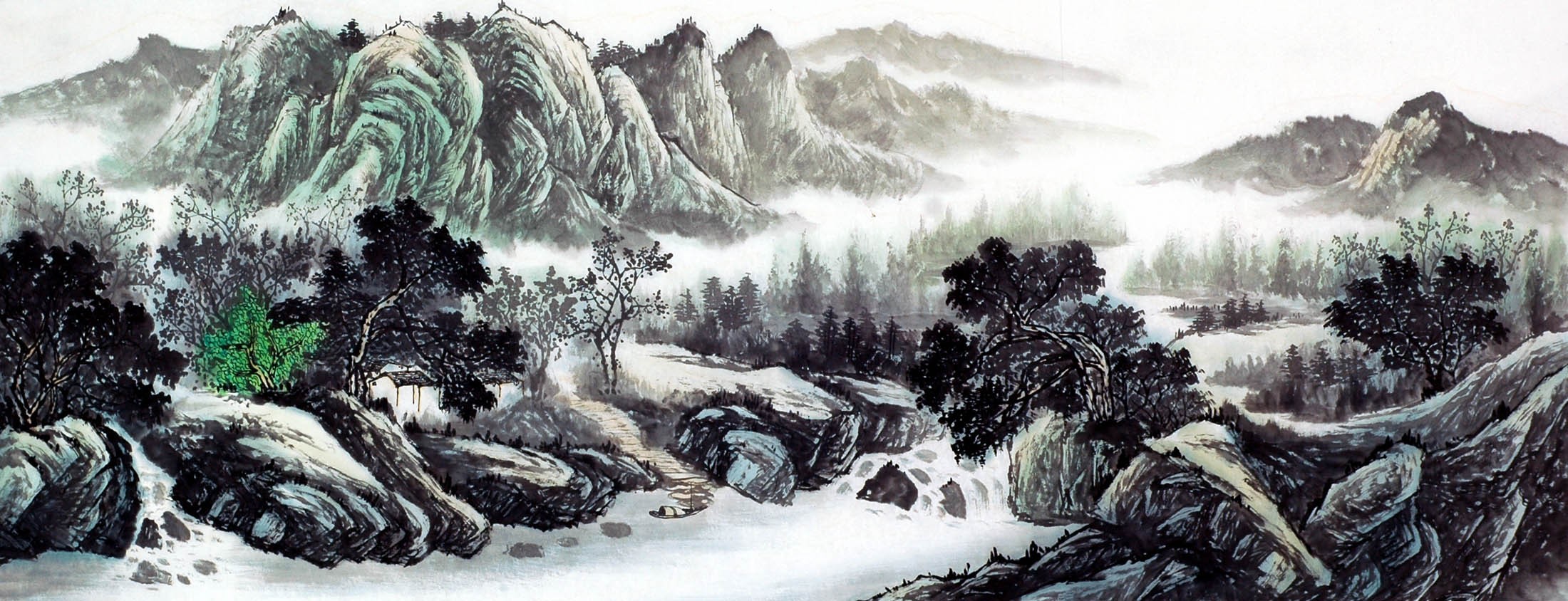 Chinese Landscape Painting - CNAG010653