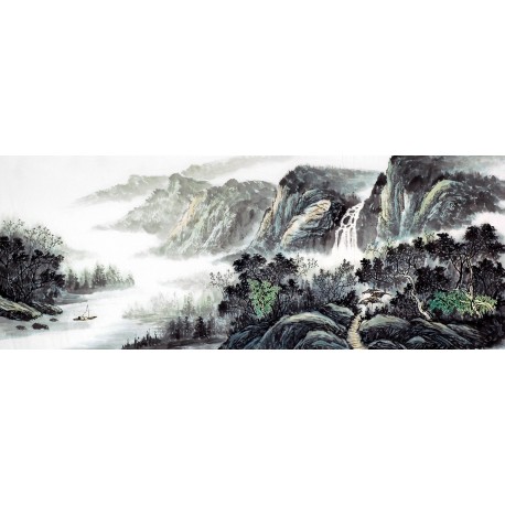 Chinese Landscape Painting - CNAG010654