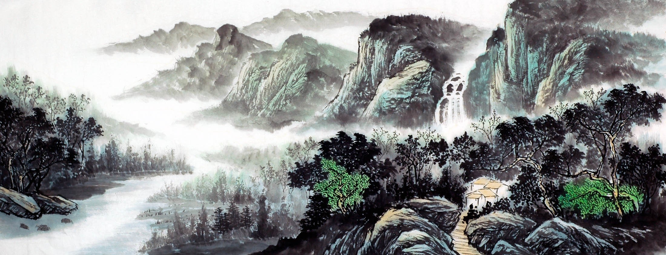Chinese Landscape Painting - CNAG010655