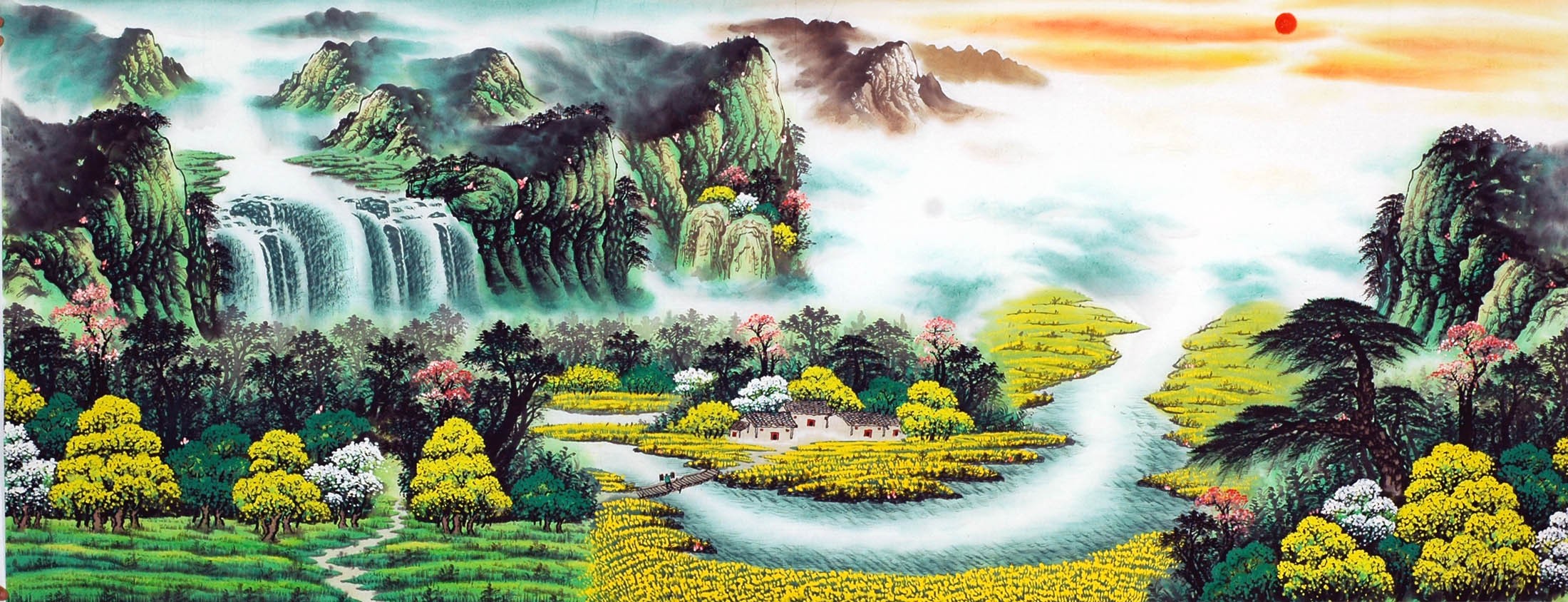 Chinese Landscape Painting - CNAG010659