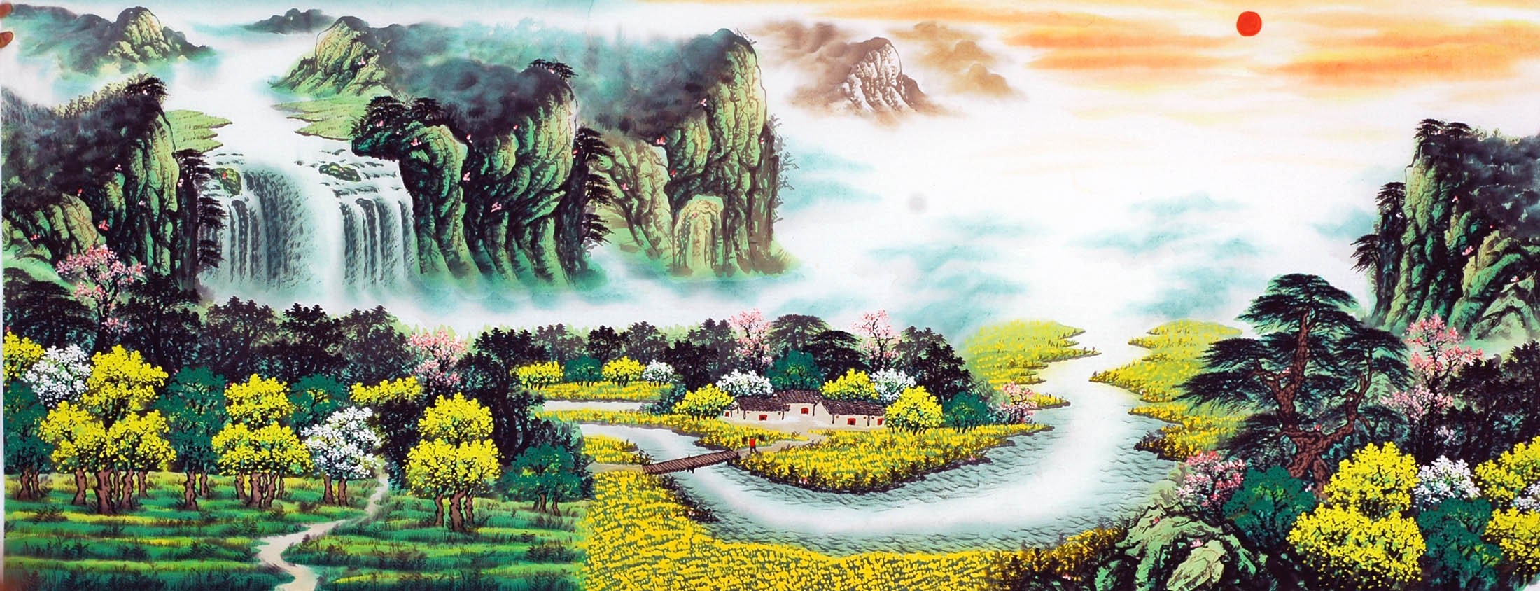 Chinese Landscape Painting - CNAG010660