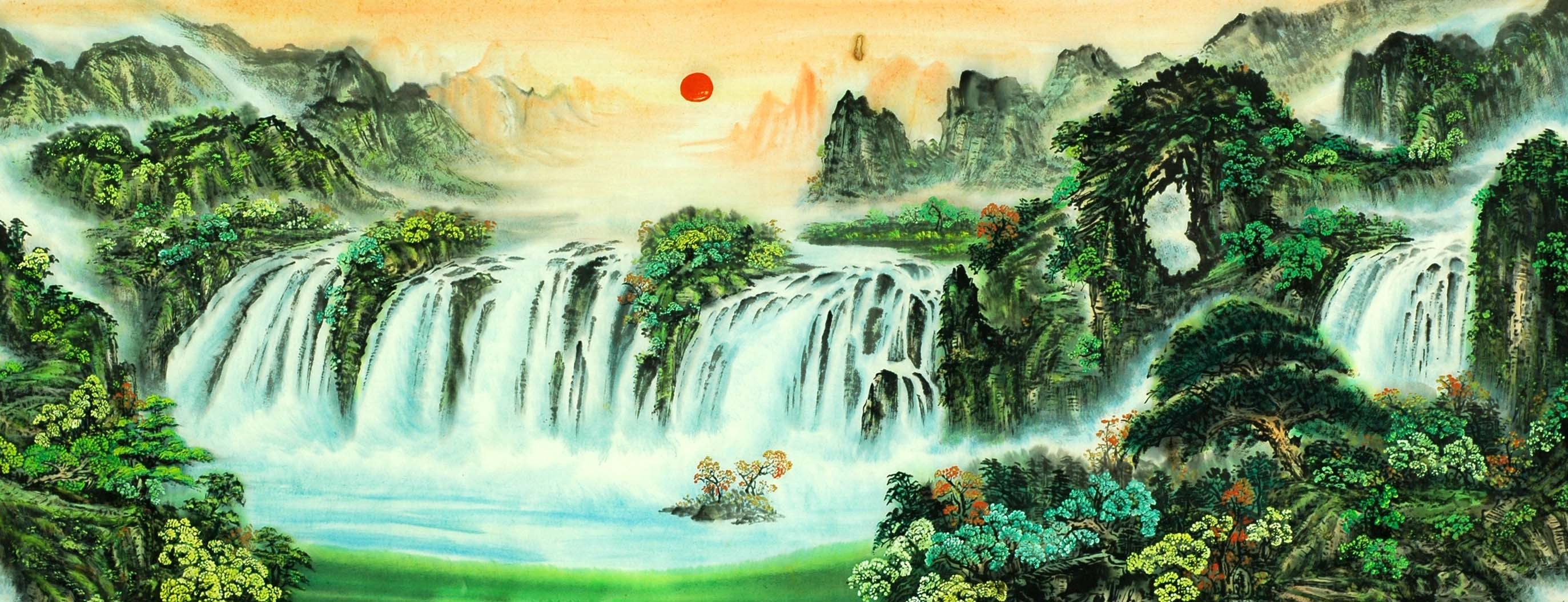 Chinese Landscape Painting - CNAG010661