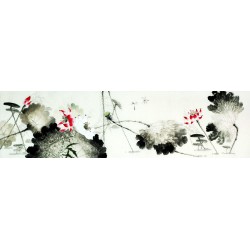 Chinese Lotus Painting - CNAG010663