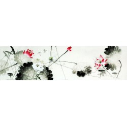 Chinese Lotus Painting - CNAG010664