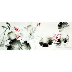 Chinese Lotus Painting - CNAG010670