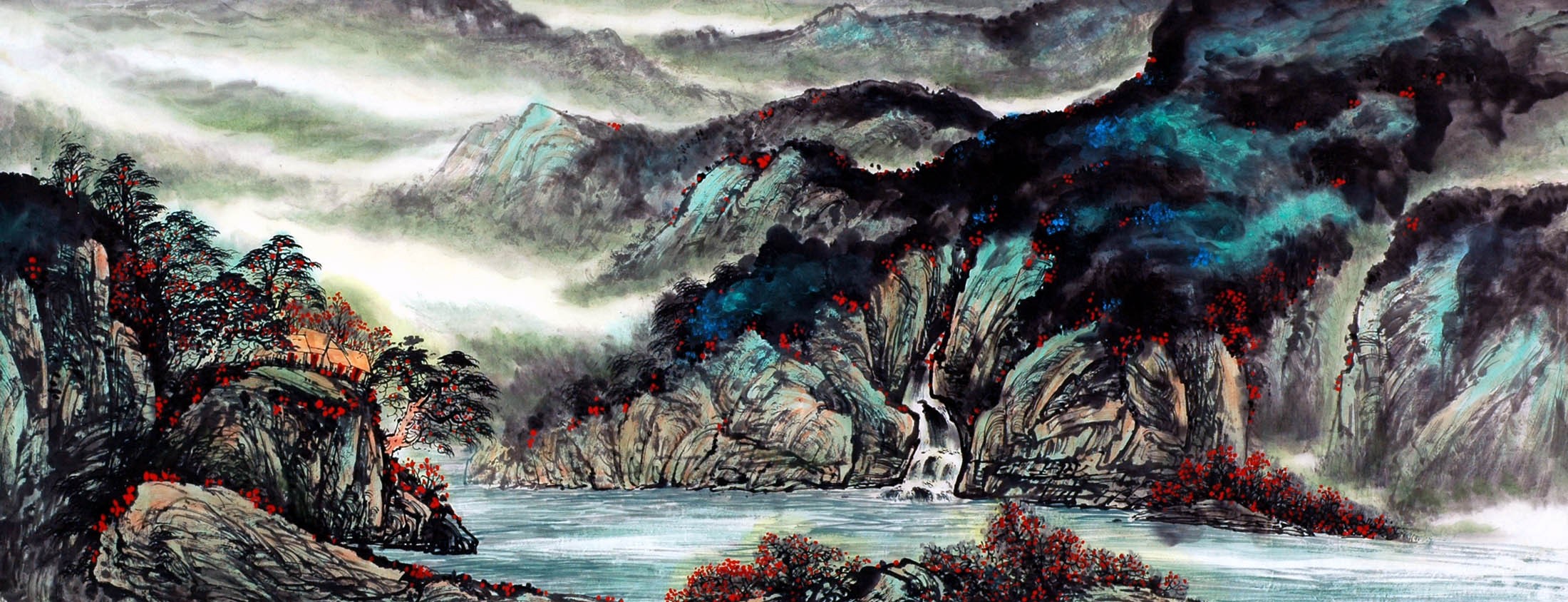 Chinese Landscape Painting - CNAG010673