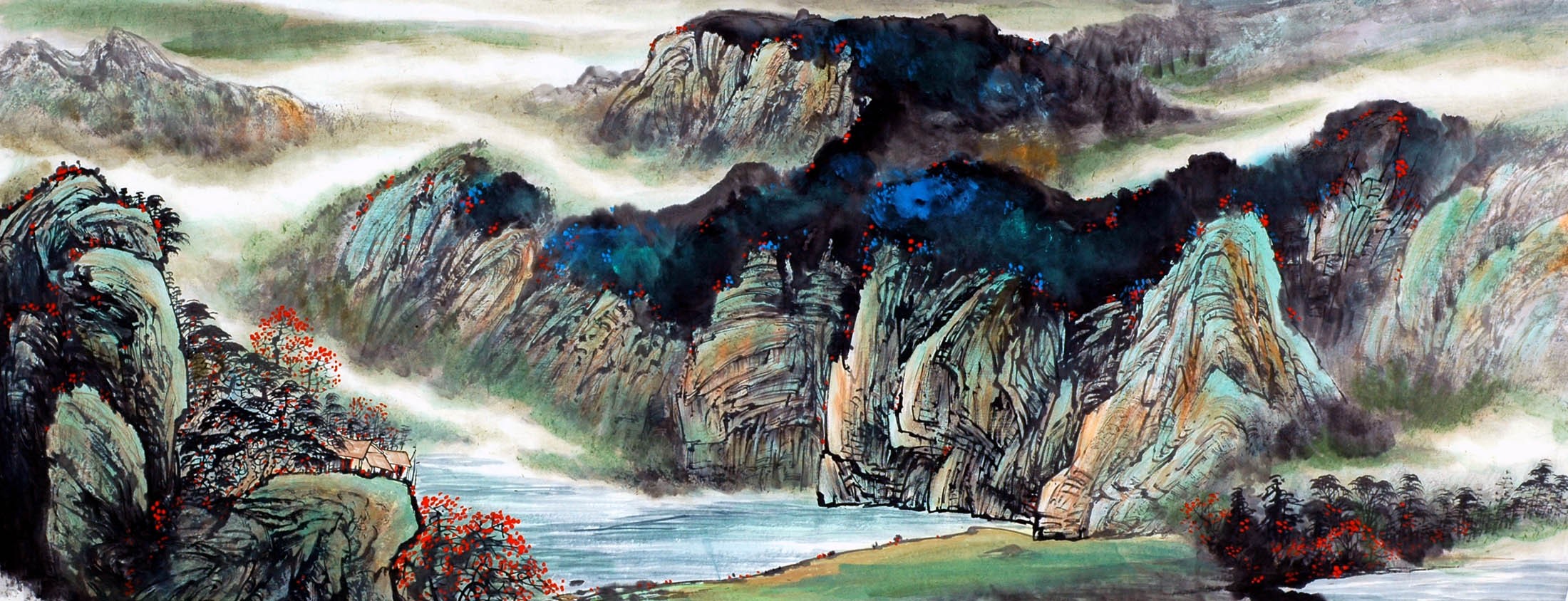 Chinese Landscape Painting - CNAG010674