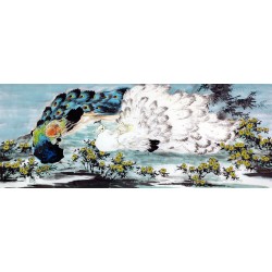 Chinese Peacock Painting - CNAG010675