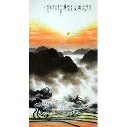Chinese Landscape Painting - CNAG010678