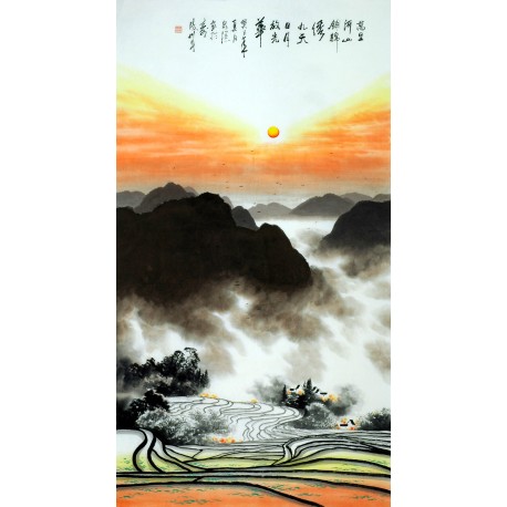 Chinese Landscape Painting - CNAG010678