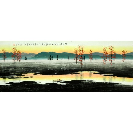 Chinese Landscape Painting - CNAG010679