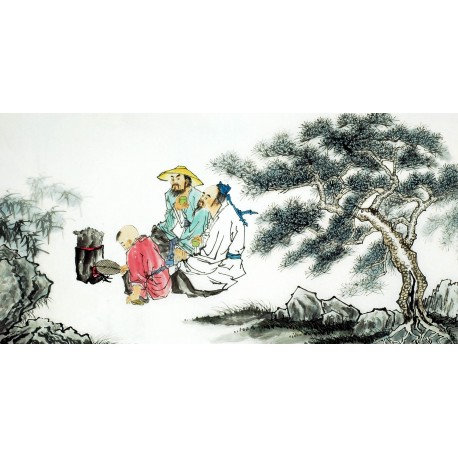 Chinese Figure Painting - CNAG010684