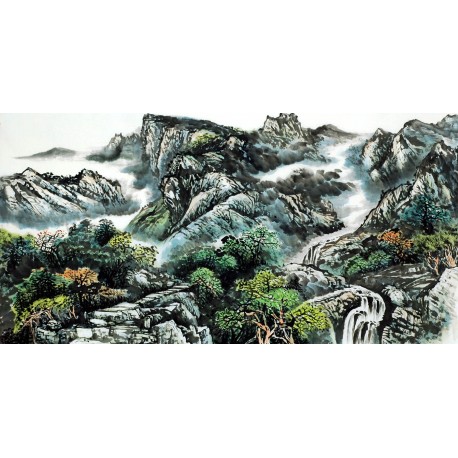 Chinese Landscape Painting - CNAG010685