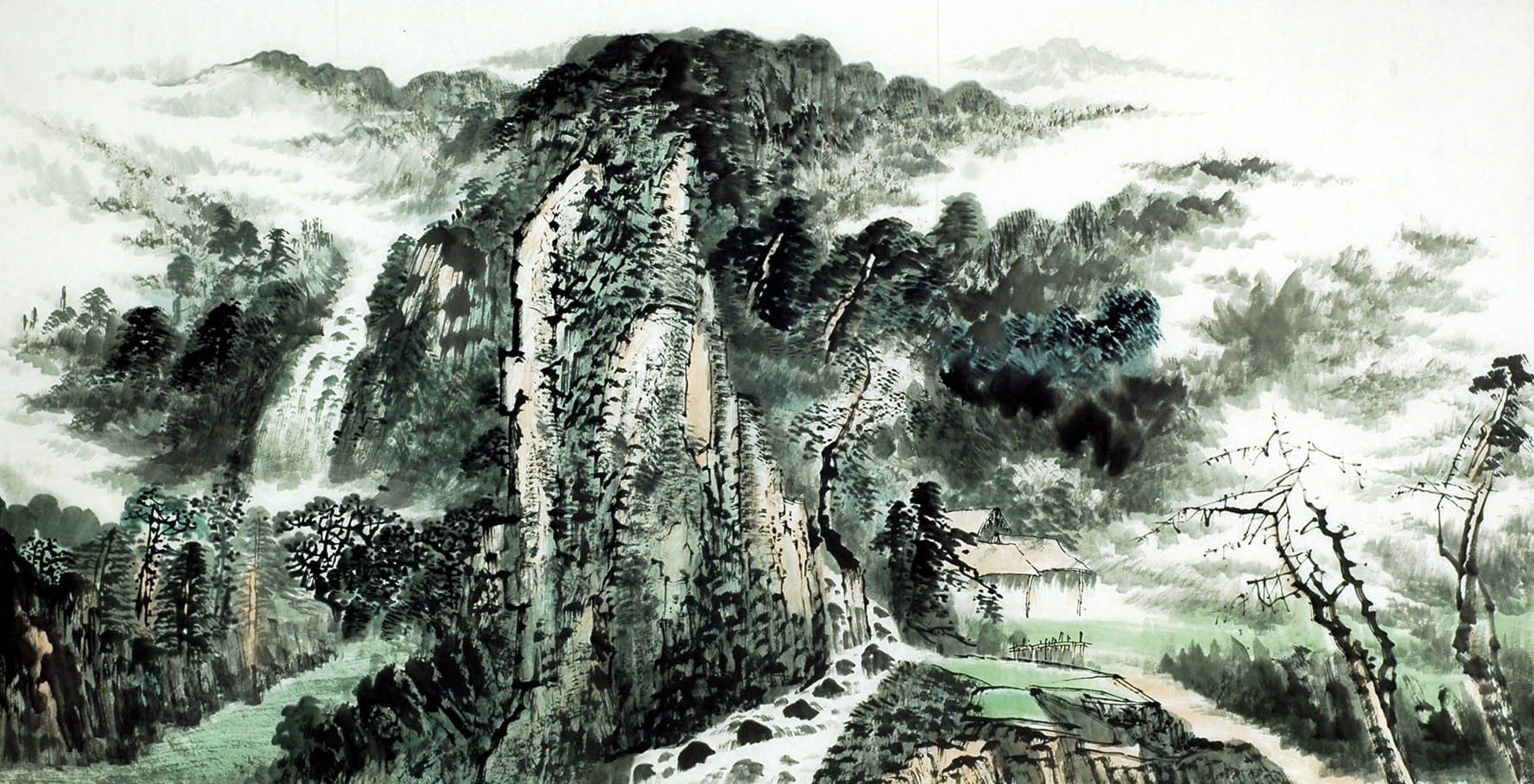 Chinese Landscape Painting - CNAG010686