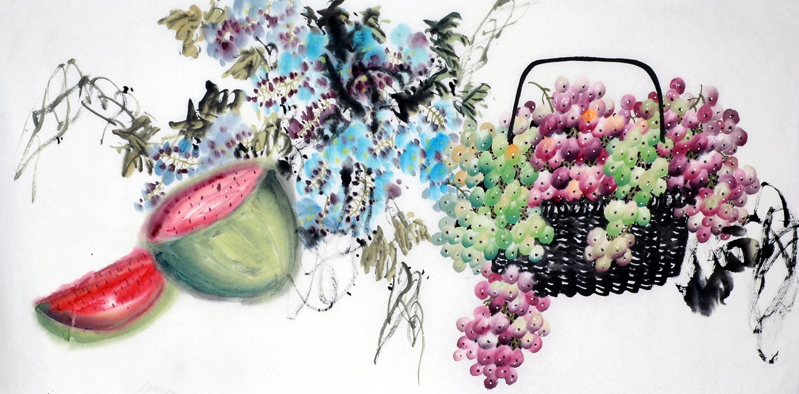 Chinese Flowers&Trees Painting - CNAG010690