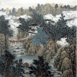 Chinese Landscape Painting - CNAG010693
