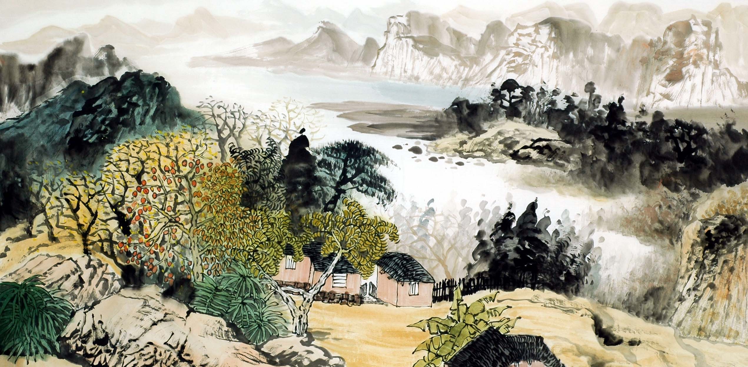 Chinese Landscape Painting - CNAG010703