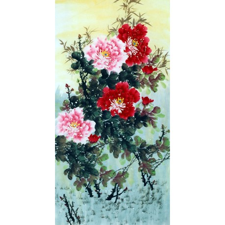 Chinese Peony Painting - CNAG010704
