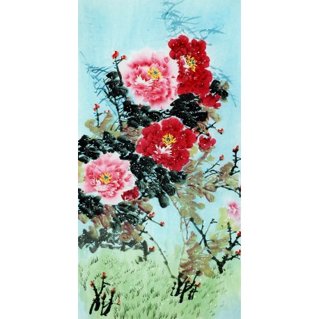 Chinese Peony Painting - CNAG010705