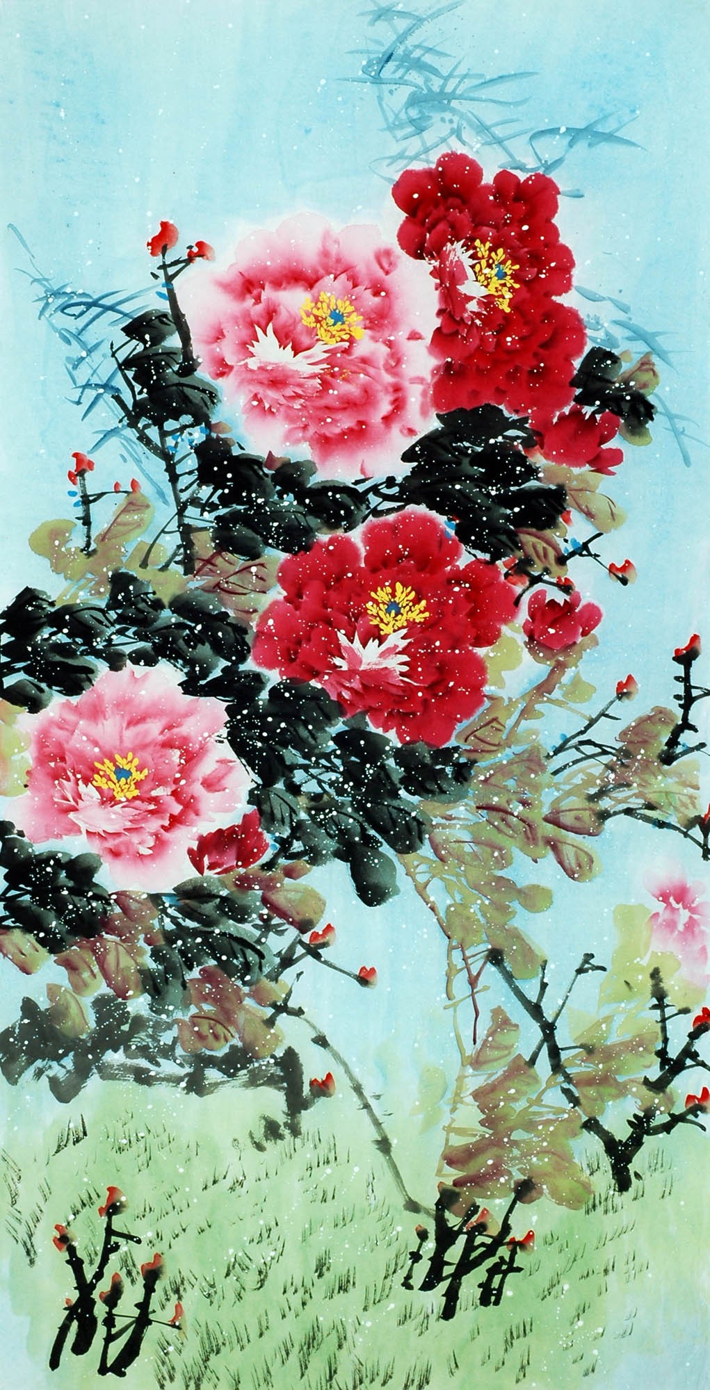Chinese Peony Painting - CNAG010705