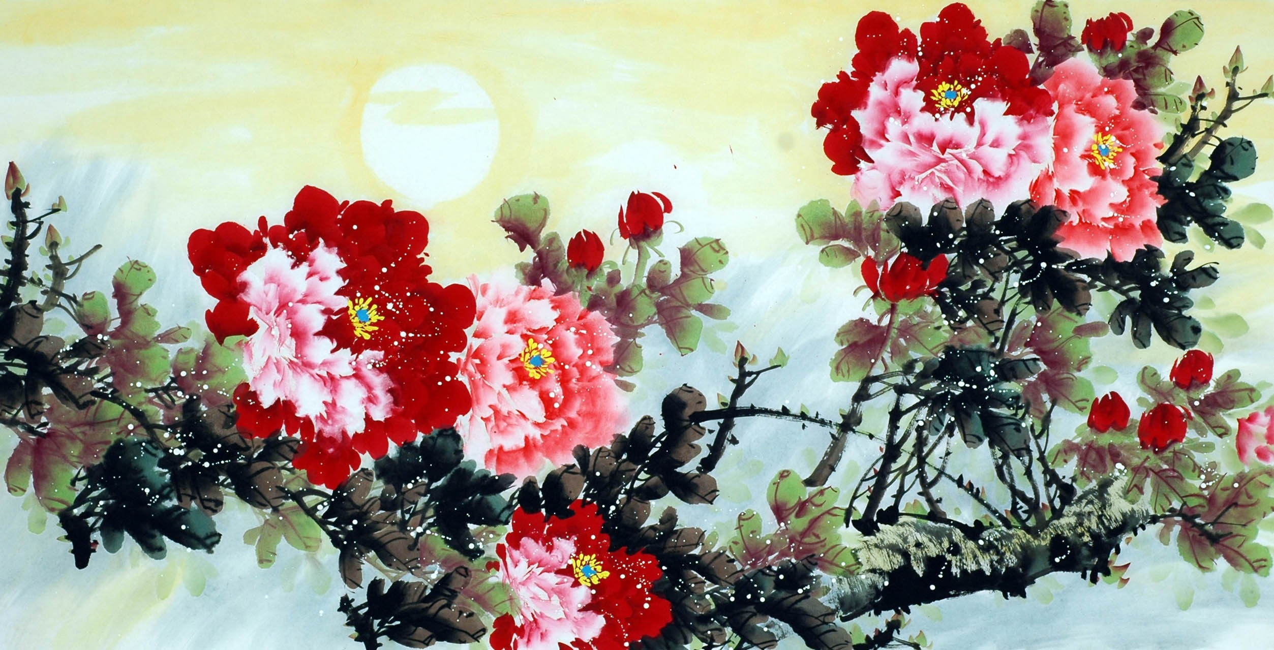 Chinese Peony Painting - CNAG010706