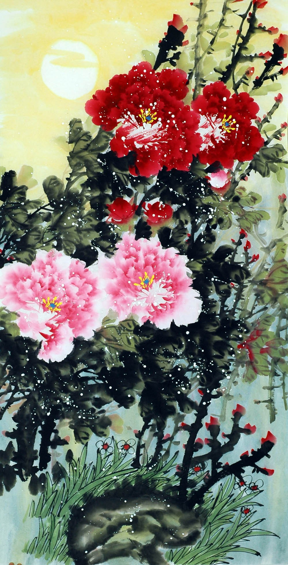Chinese Peony Painting - CNAG010708