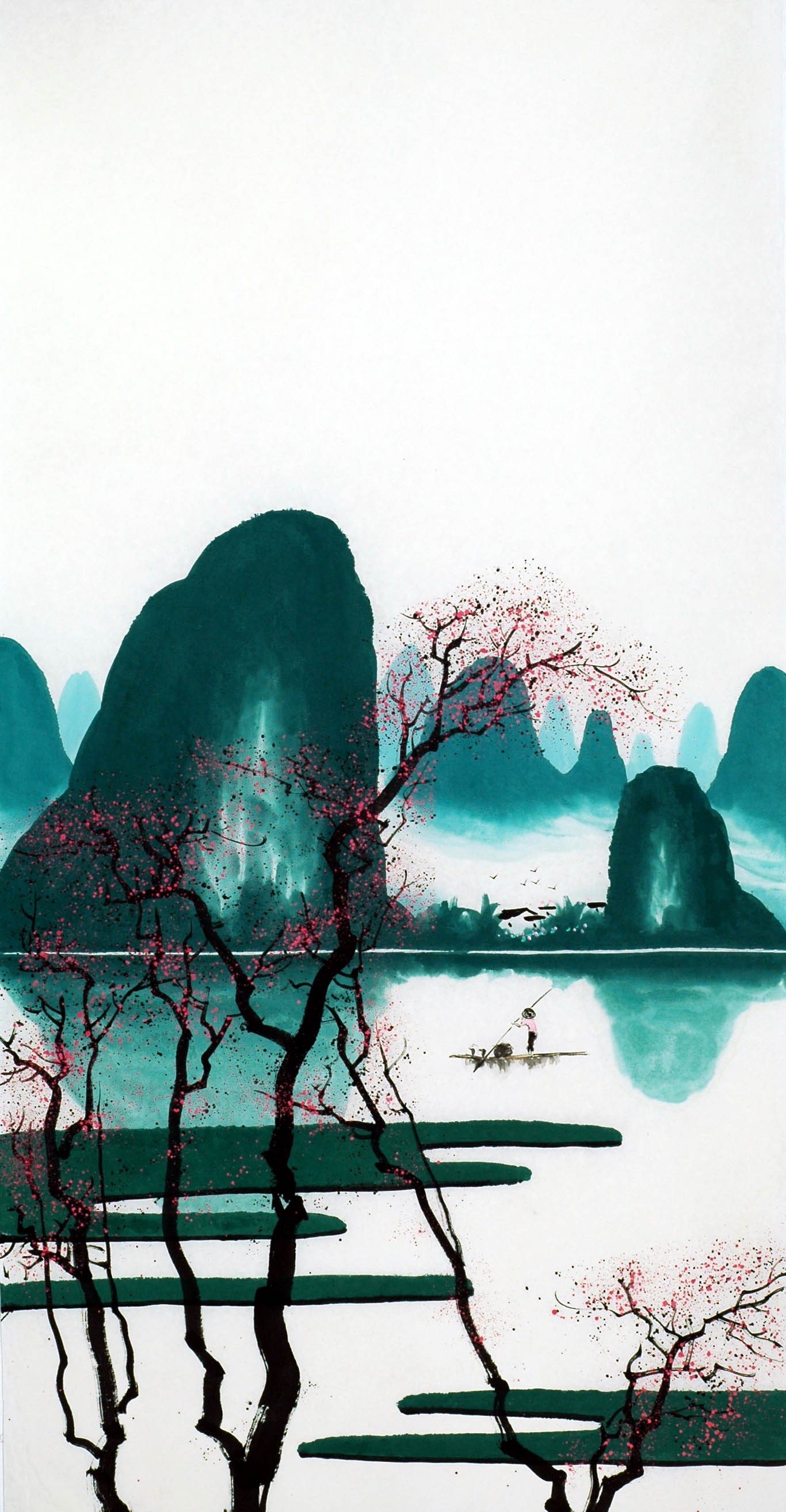 Chinese Landscape Painting - CNAG010715
