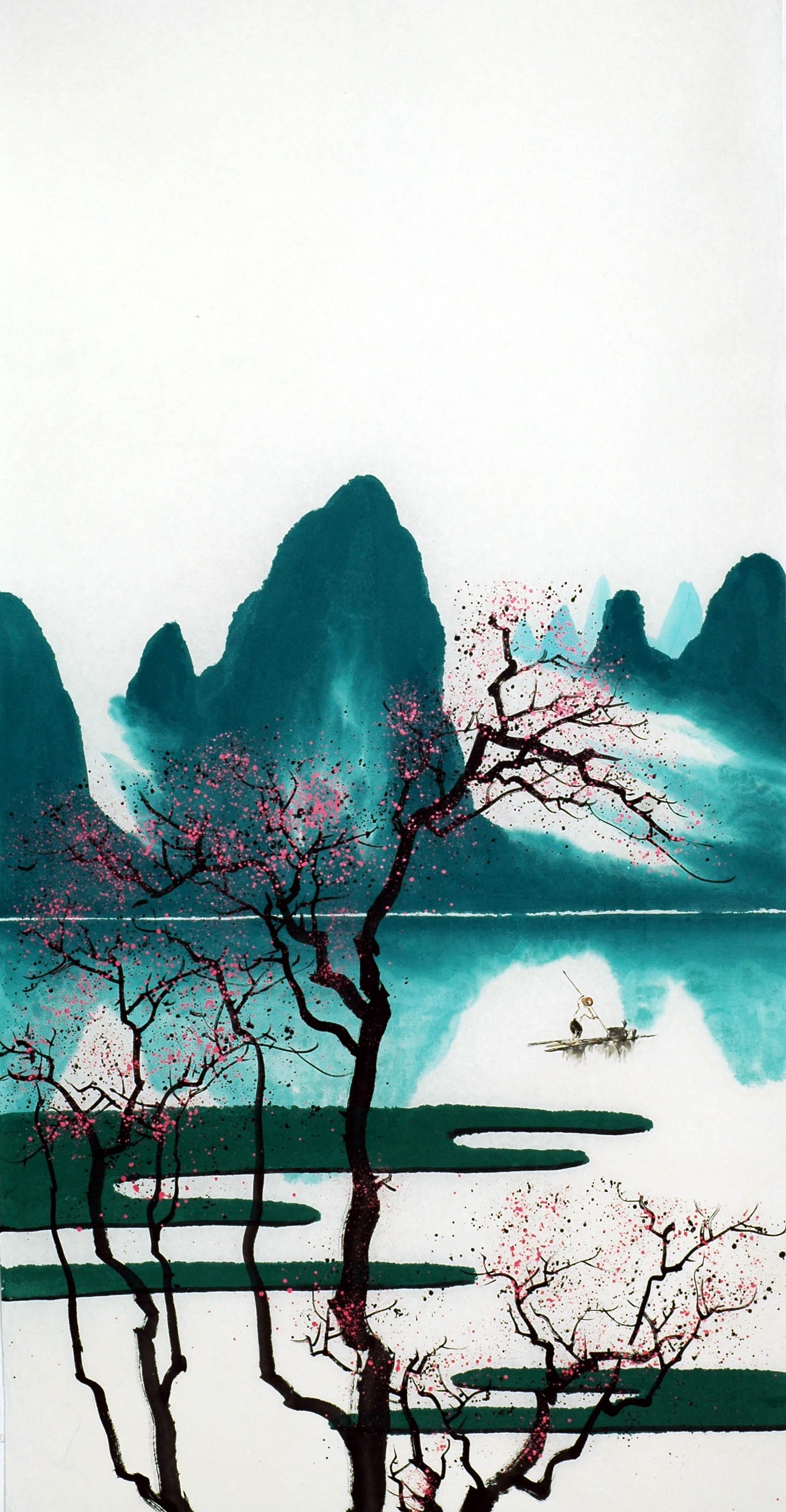 Chinese Landscape Painting - CNAG010717